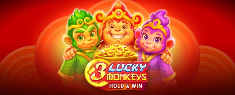 3 Lucky Monkeys Hold & Win