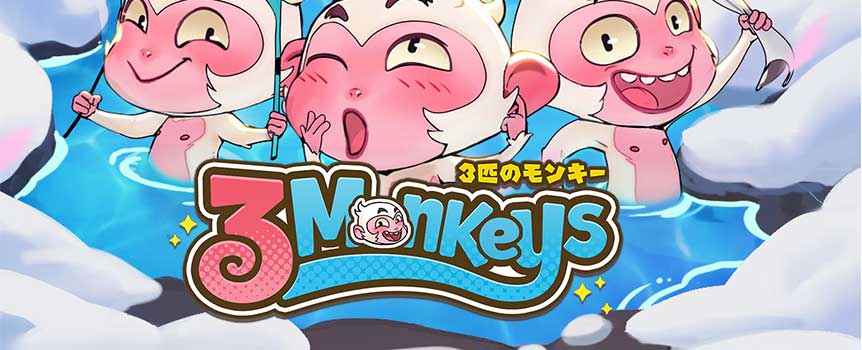 “Three Monkeys” is a hilarious take on the well-known proverb in video slot game format that features Stacked Wild symbols and respins with increasing multiplier. The three monkey symbols will then transform into Stacked Wild symbol and increase the multiplier by 1, 2, 3, 4 or 5 times in the Respin Feature. So come to soak in this relaxing hot spring, and try to catch these three monkeys in the act to win a fortune!