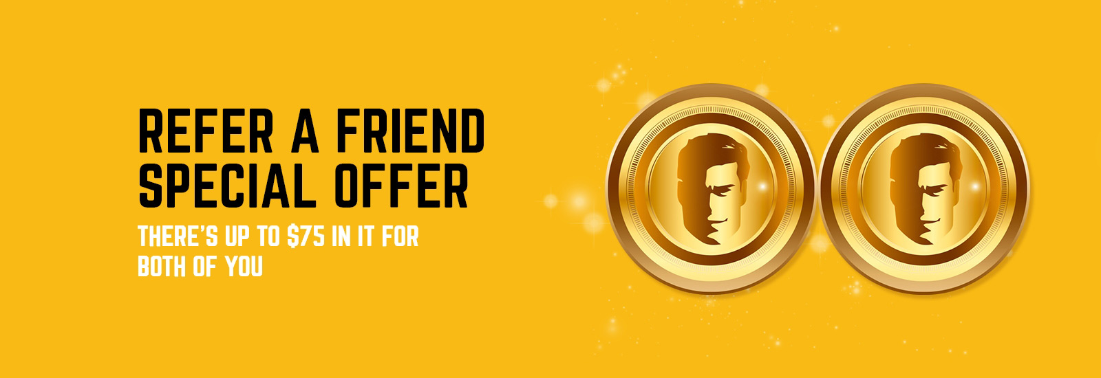 Up to $75 with crypto